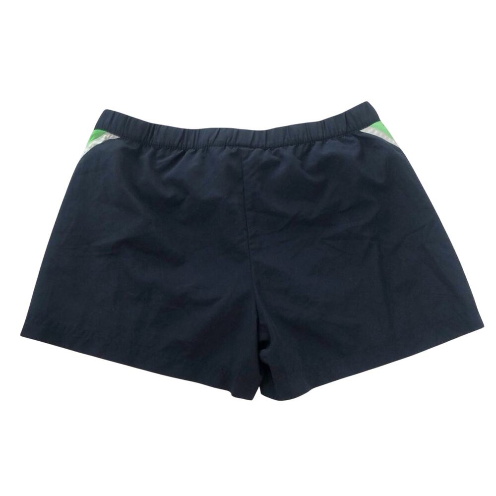 Adidas Green Navy Athletic Shorts Sports Climalite 365 Moisture Wick Fabric - Picture 4 of 16